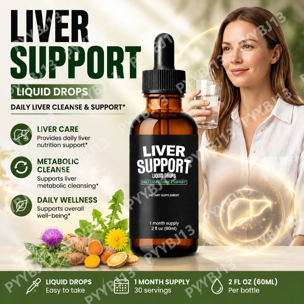 Herbal Wellness Drops - Leberunterstützungstropfen mit Berberin, Mariendistel, Kurkuma, Ingwer