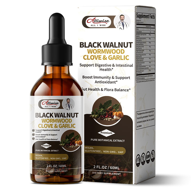 Herbal Wellness Drops - Alliwise Black Walnut Lilac Drop mit