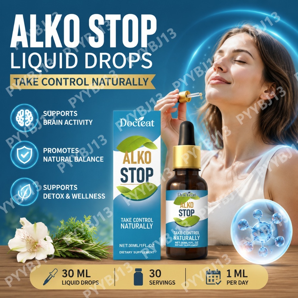 Herbal Wellness Drops - Docteat Multi-Herb Flüssige Tropfen Mutterkraut Melisse