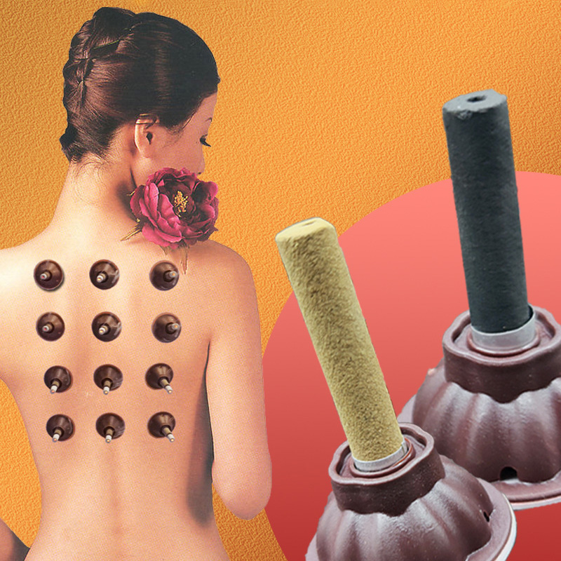 Herbal Wellness Massage - 2 Arten selbstklebende Moxa-Pflaster zur Moxibustion